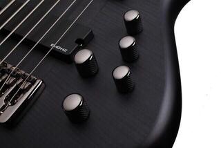 6-snarige basgitaar Schecter Stiletto Studio-6 See Thru Black Satin 6-snarige basgitaar - 3
