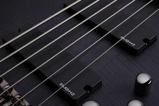 6-snarige basgitaar Schecter Stiletto Studio-6 See Thru Black Satin 6-snarige basgitaar - 4