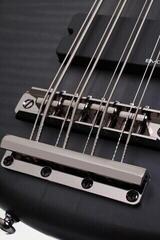 6-snarige basgitaar Schecter Stiletto Studio-8 See Thru Black Satin 6-snarige basgitaar - 3
