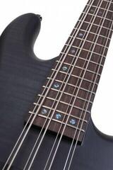 6-snarige basgitaar Schecter Stiletto Studio-8 See Thru Black Satin 6-snarige basgitaar - 5