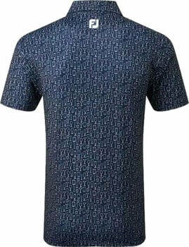 Camiseta polo Footjoy Glass Print Mens Polo Shirt Navy L Camiseta polo - 2