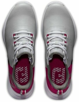 Женски голф обувки Footjoy FJ Fuel Womens Golf Shoes Grey/Berry/Dark Grey 36,5 - 7