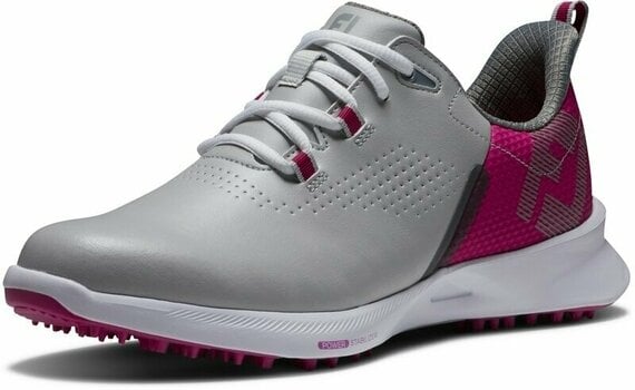 Golfschoenen voor dames Footjoy FJ Fuel Womens Golf Shoes Grey/Berry/Dark Grey 37 - 3