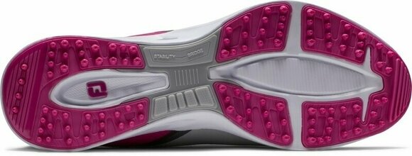 Pantofi de golf pentru femei Footjoy FJ Fuel Womens Golf Shoes Grey/Berry/Dark Grey 37 - 4