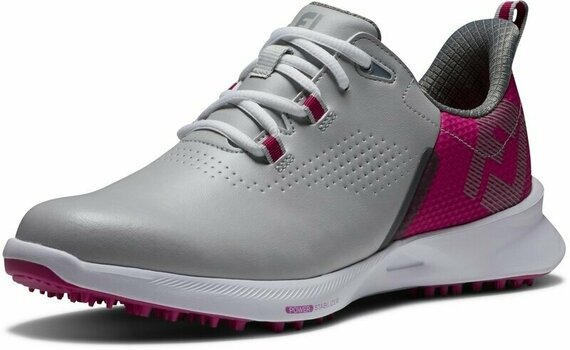 Damskie buty golfowe Footjoy FJ Fuel Womens Golf Shoes Grey/Berry/Dark Grey 38 - 3