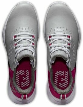 Chaussures de golf pour femmes Footjoy FJ Fuel Womens Golf Shoes Grey/Berry/Dark Grey 40,5 - 7