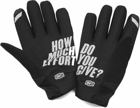 Cyklistické rukavice 100% Brisker Gloves Black 2XL Cyklistické rukavice - 2