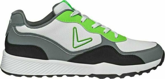 Men's golf shoes Callaway The 82 Mens Golf Shoes White/Black/Green 39 - 2