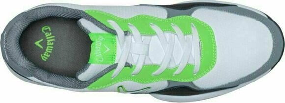 Men's golf shoes Callaway The 82 Mens Golf Shoes White/Black/Green 39 - 4