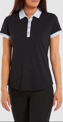 Rövid ujjú póló Footjoy Colour Block Womens Black M Rövid ujjú póló - 2