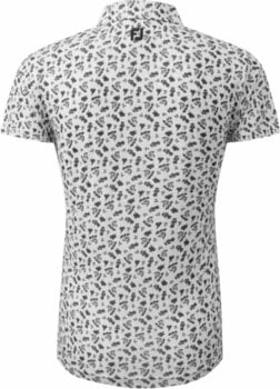 Camiseta polo Footjoy Floral Print Womens Polo Shirt Black XS - 2