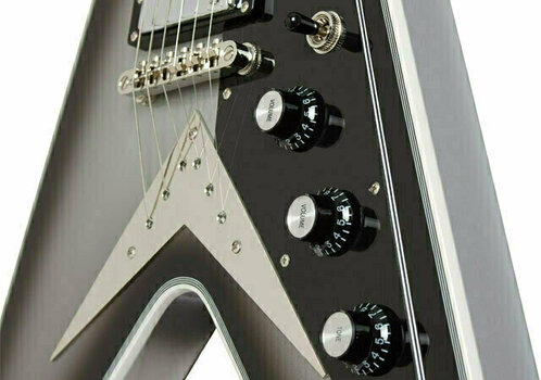 Guitare électrique Epiphone Brent Hinds Flying V Custom Limited Edition - Silverburst - 4