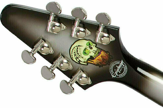 Guitare électrique Epiphone Brent Hinds Flying V Custom Limited Edition - Silverburst - 6