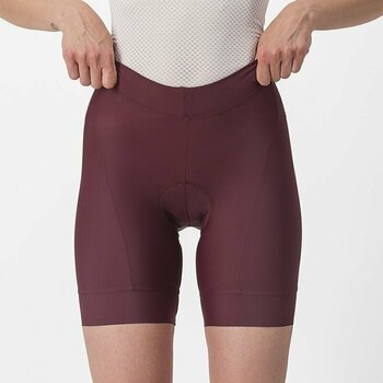 Calções e calças de ciclismo Castelli Prima W Short Deep Bordeaux/Persian Red L Calções e calças de ciclismo - 5