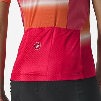Cycling jersey Castelli Dolce W Jersey Jersey Soft Orange/Hibiscus XL - 5