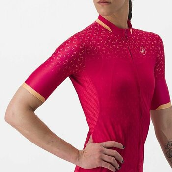 Cyklo-Dres Castelli Pezzi Jersey Dres Persian Red S - 5