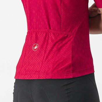 Odzież kolarska / koszulka Castelli Pezzi Jersey Golf Persian Red L - 6