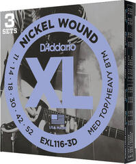 Struny pro elektrickou kytaru D'Addario EXL116-3D Struny pro elektrickou kytaru - 2