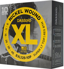 Cuerdas para guitarra eléctrica D'Addario EXL125-10P Cuerdas para guitarra eléctrica - 3