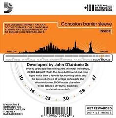 Струни за акустична китара D'Addario EJ10-3D Струни за акустична китара - 1