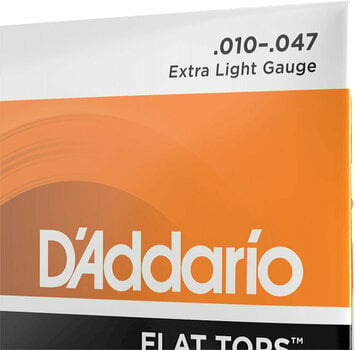 Cordes de guitares acoustiques D'Addario EFT15 - 3