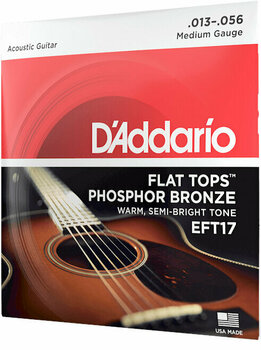 Struny do gitary akustycznej D'Addario EFT17 - 4