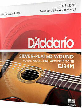 Cordes de guitares acoustiques D'Addario EJ84M - 4