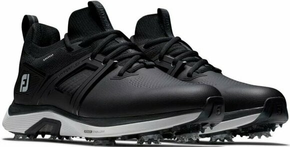 Golfskor för herrar Footjoy Hyperflex Carbon Mens Golf Shoes Black/White/Grey 42 - 4