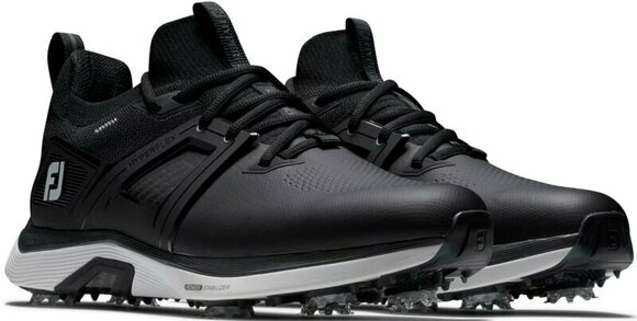 Férfi golfcipők Footjoy Hyperflex Carbon Mens Golf Shoes Black/White/Grey 44 - 4