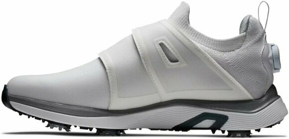 Chaussures de golf pour hommes Footjoy Hyperflex BOA Mens Golf Shoes White/White/Black 43 - 2
