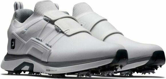 Chaussures de golf pour hommes Footjoy Hyperflex BOA White/White/Black 47 Chaussures de golf pour hommes - 4