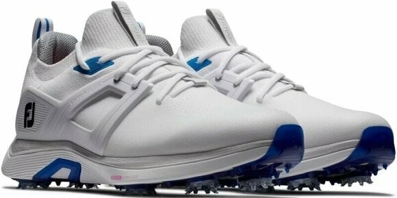 Férfi golfcipők Footjoy Hyperflex Mens Golf Shoes White/White/Grey 42 - 4