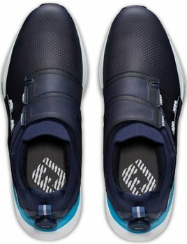 Chaussures de golf pour hommes Footjoy Hyperflex BOA Mens Golf Shoes Navy/Blue/White 40,5 - 6