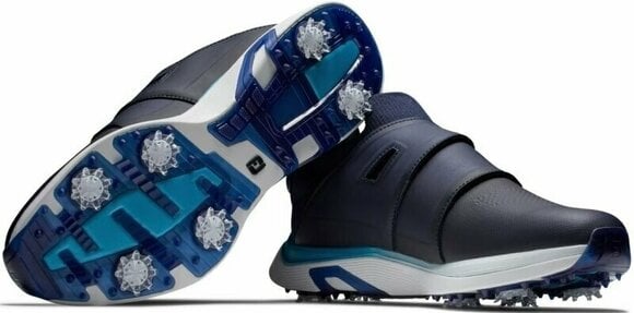 Chaussures de golf pour hommes Footjoy Hyperflex BOA Mens Golf Shoes Navy/Blue/White 43 - 5