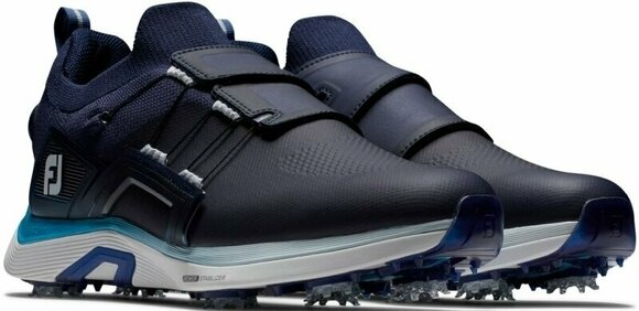 Calçado de golfe para homem Footjoy Hyperflex BOA Mens Golf Shoes Navy/Blue/White 44 - 4