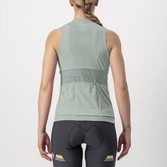 Cycling jersey Castelli Anima 4 Sleeveless Defender Green/Persian Red - 1