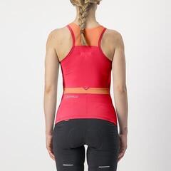 Cycling jersey Castelli Solaris W Top Hibiscus/Soft Orange - 1