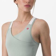 Cykeltröja Castelli Solaris W Top Defender Green/Ivory - 2