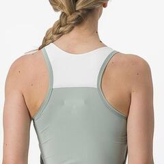 Cykeltröja Castelli Solaris W Top Defender Green/Ivory - 3