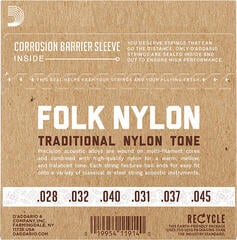 Cordas de nylon D'Addario EJ32C Cordas de nylon - 1