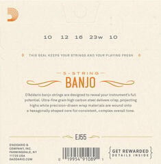 Banjo Strings D'Addario EJ55 Banjo Strings - 1
