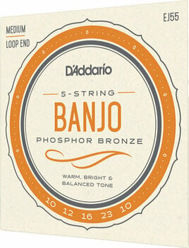 Cordas para banjo D'Addario EJ55 - 4