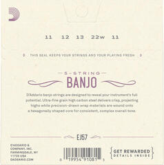 Banjo Strings D'Addario EJ57 Banjo Strings - 1