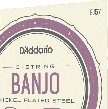 Cordes de banjos D'Addario EJ57 - 3