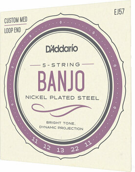 Struny pro banjo D'Addario EJ57 - 4