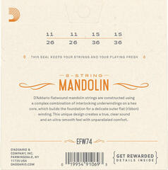Mandoline Strings D'Addario EFW74 Mandoline Strings - 1