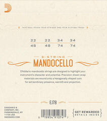Cordes de mandolines D'Addario EJ78 Cordes de mandolines - 1