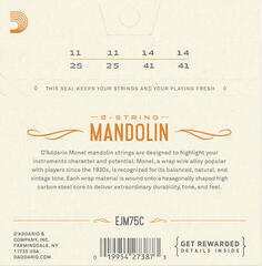 Cordes de mandolines D'Addario EJM75C Cordes de mandolines - 1