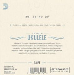 Snaren voor tenor ukelele D'Addario EJ87T Snaren voor tenor ukelele - 1
