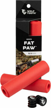 Puños Wolf Tooth Fat Paw Grips Rojo 9.5 Puños - 2